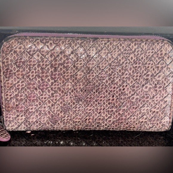 Bottega Vaneta snake skin wallet - Picture 3 of 10